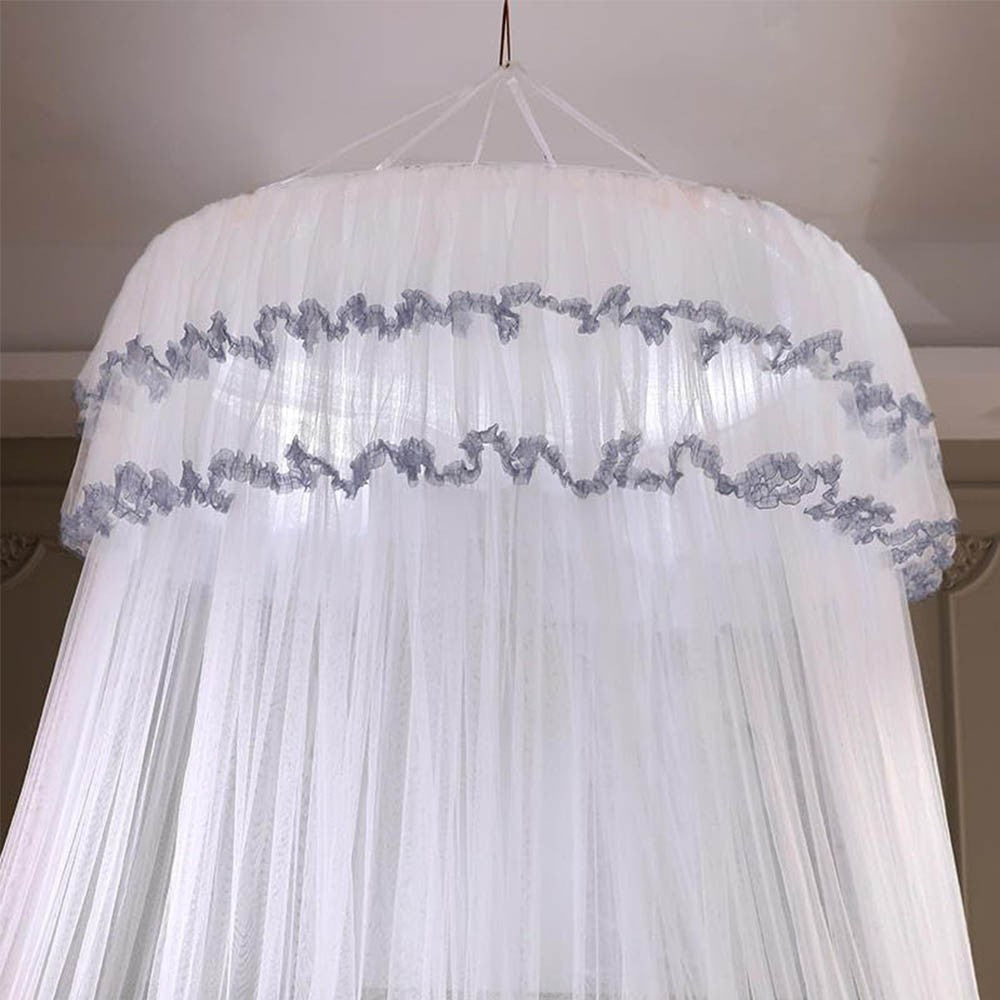Bed Canopy Bedcover Bed Curtain Dome Mosquito Net Universal Size White