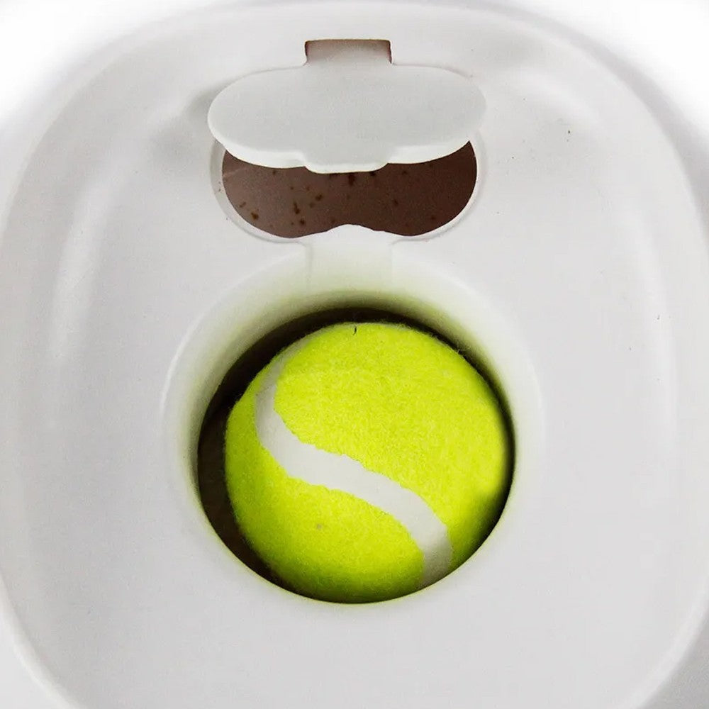 Dog Interactive Treat Dispenser Automatic Treat Reward Machine Ball Thrower Pet Toy