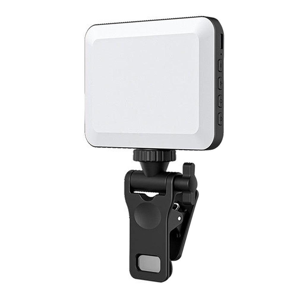 Portable Clip-On Selfie Light Phone Light Rechargeable Video Fill Light Dimmable Makeup Light