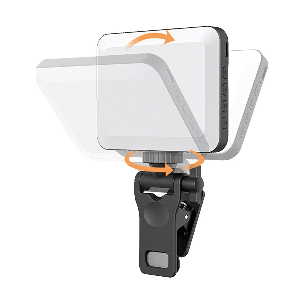 Portable Clip-On Selfie Light Phone Light Rechargeable Video Fill Light Dimmable Makeup Light