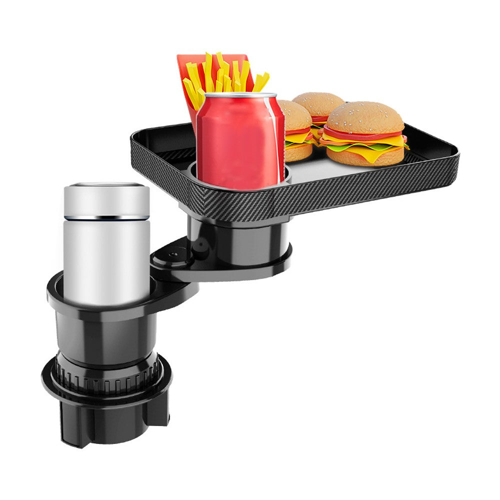 2-In-1 Car Seat Cup Holder Phone Holder Food Table Tray
