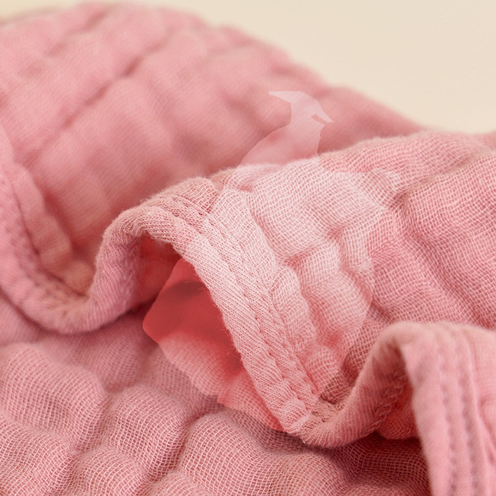3Pcs 25x50cm 100% Cotton Unisex Baby Burp Cloths - Pink+Light Grey+White