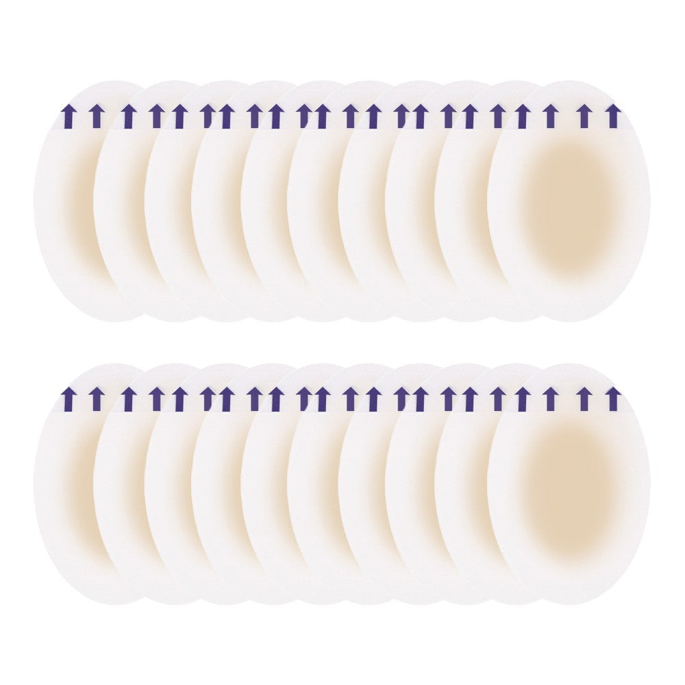20Pcs Disposable Heel Blister Bandages Gel Blister Pads Blister Prevention Adhesive Bandages - Style 4