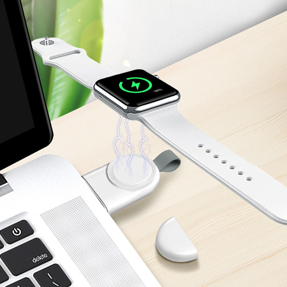 2X Wireless Charger for Apple Watch Portable Cordless USB Magnetic Charging Dock