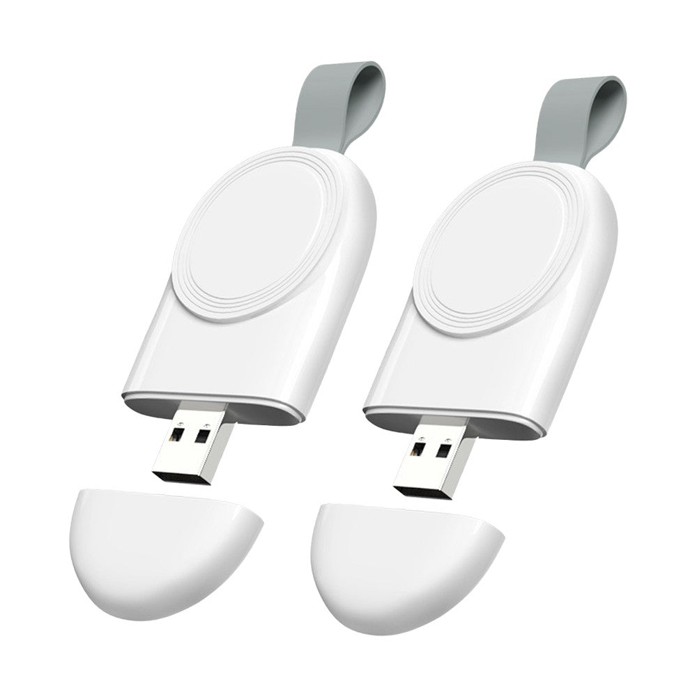 2X Wireless Charger for Apple Watch Portable Cordless USB Magnetic Charging Dock