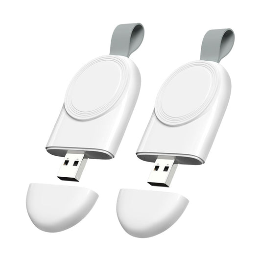 2X Wireless Charger for Apple Watch Portable Cordless USB Magnetic Charging Dock