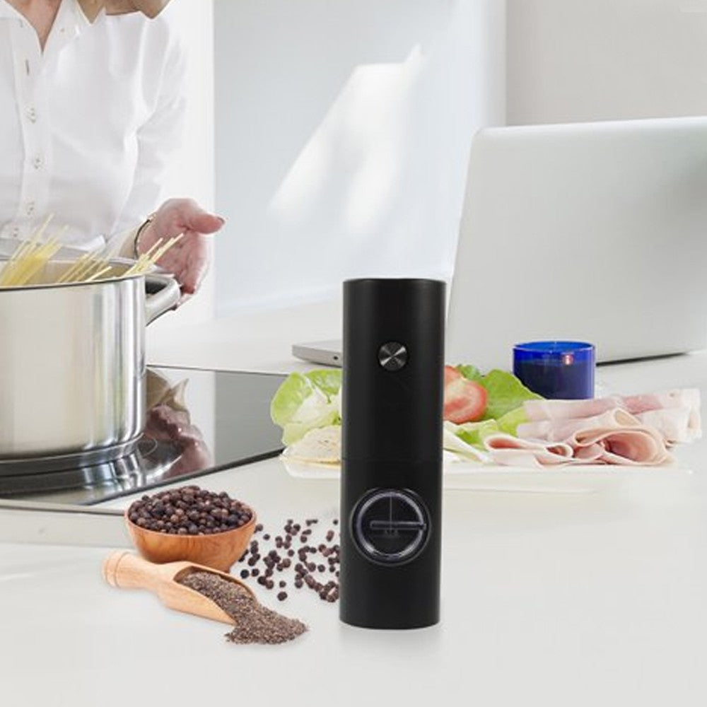 2XElectric Pepper Grinder Battery Operated Salt Mill Adjustable Grinder