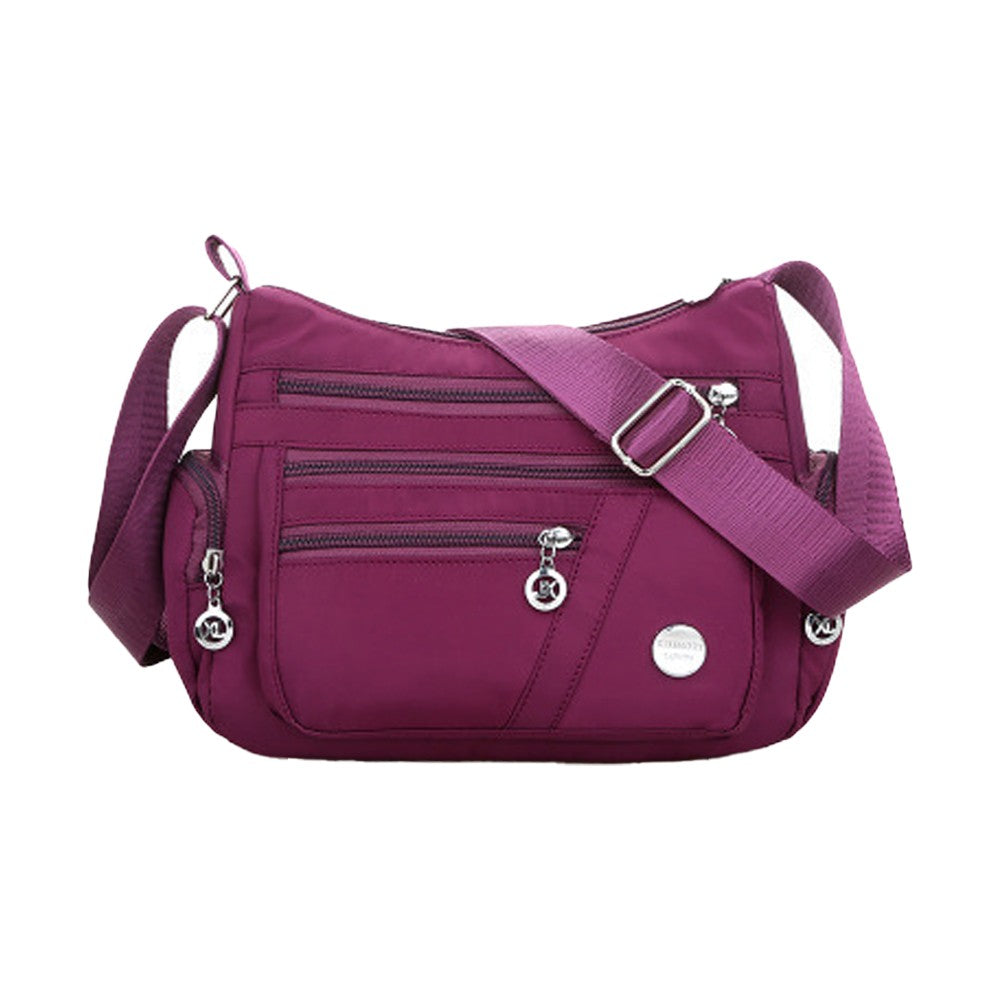 Puple Multifunctional Casual Crossbody Shoulder Bag Handbags for Women