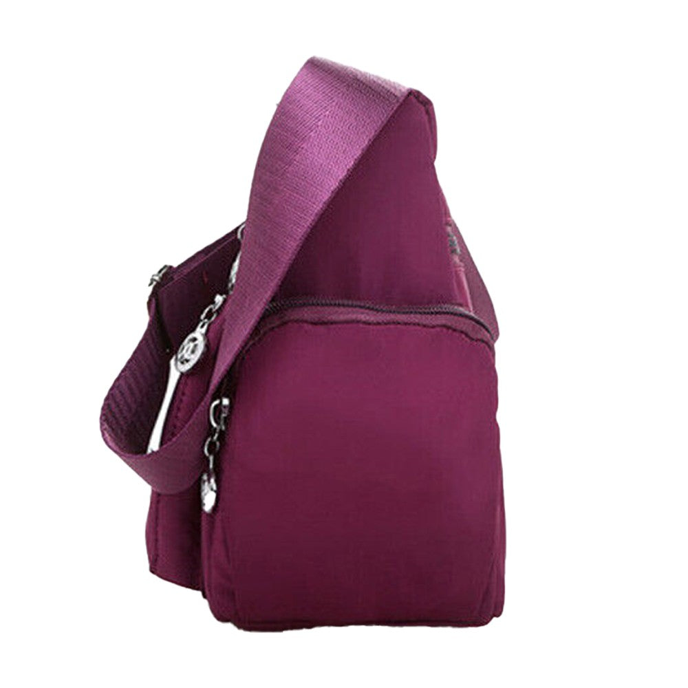 Puple Multifunctional Casual Crossbody Shoulder Bag Handbags for Women