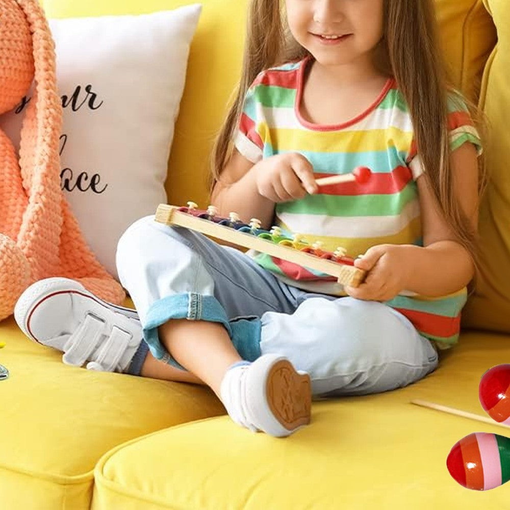 Kids Musical Instrument Set 14pcs Wooden Percussion Musical Toys for Kids