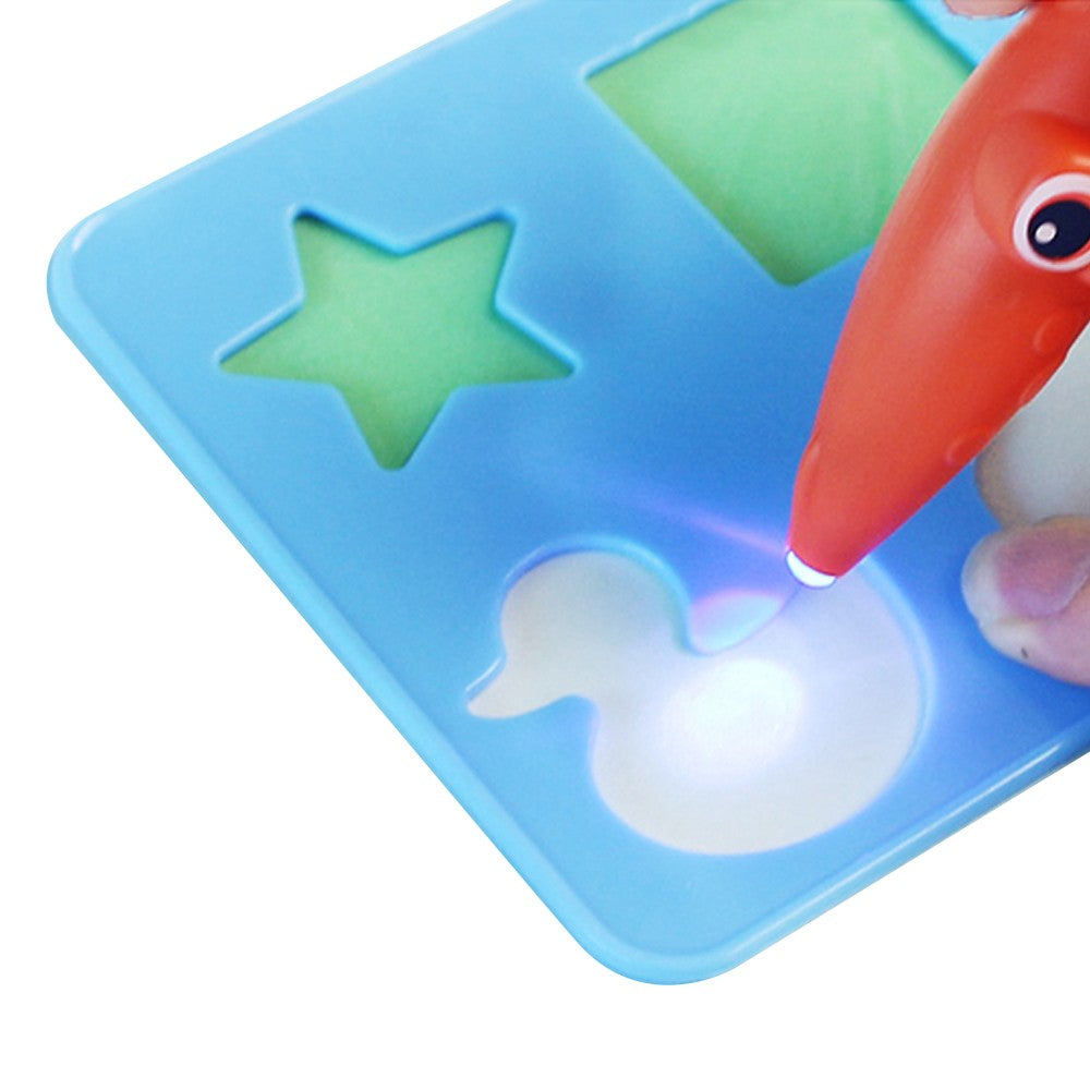 Style2 Water Drawing Mat Cartoon Doodle Toy Mat Reusable Kids Painting Board
