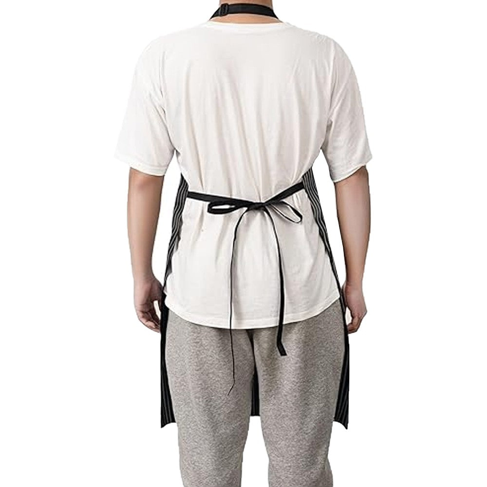 2Pcs Kitchen Cooking Aprons Gardening Aprons with 2 Pockets - Black