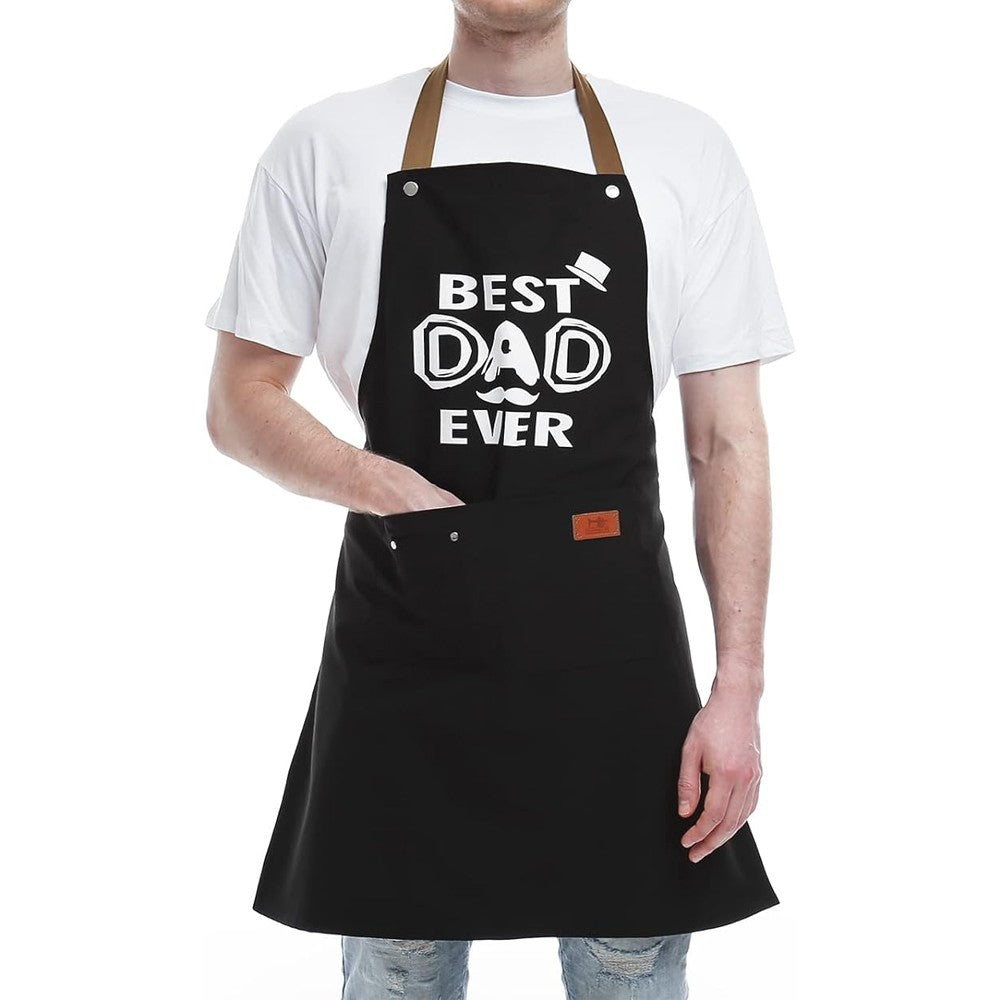 Letters Printed Kitchen Cooking Aprons Gardening Aprons with 2 Pockets - Style 1