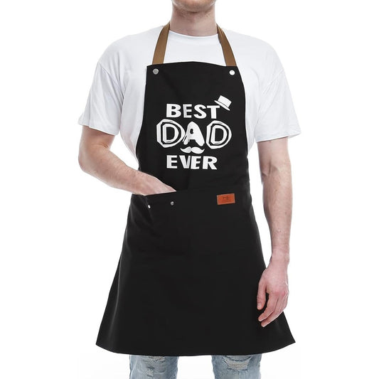 Letters Printed Kitchen Cooking Aprons Gardening Aprons with 2 Pockets - Style 1