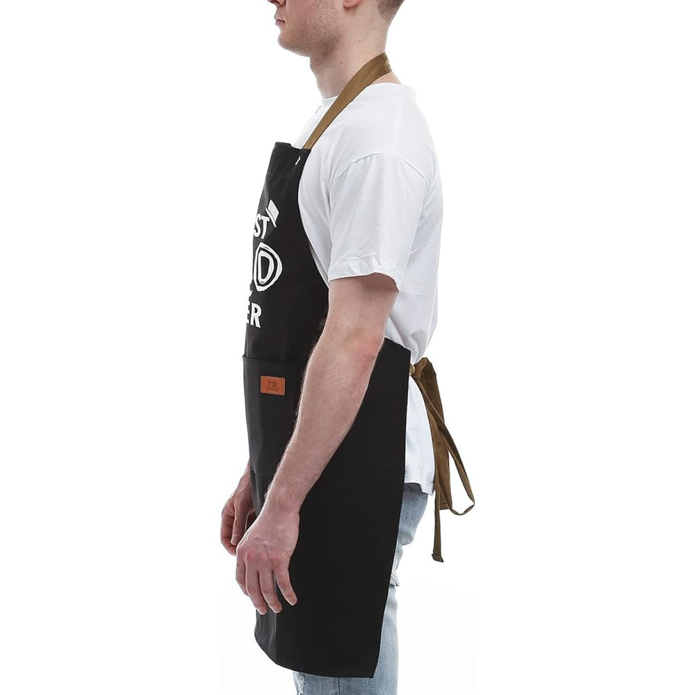 Letters Printed Kitchen Cooking Aprons Gardening Aprons with 2 Pockets - Style 1