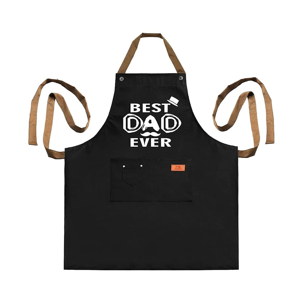 Letters Printed Kitchen Cooking Aprons Gardening Aprons with 2 Pockets - Style 1