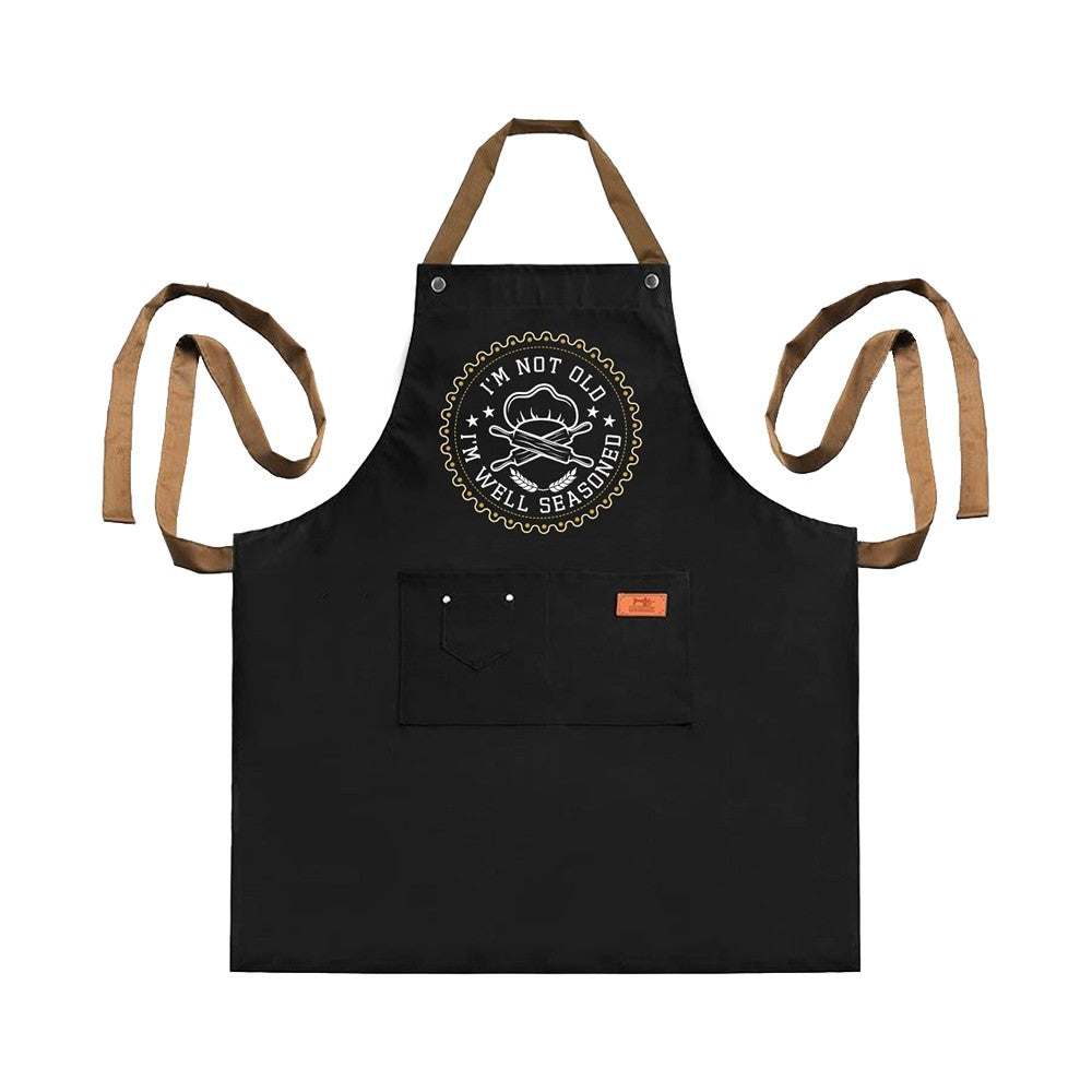 Letters Printed Kitchen Cooking Aprons Gardening Aprons with 2 Pockets - Style 3