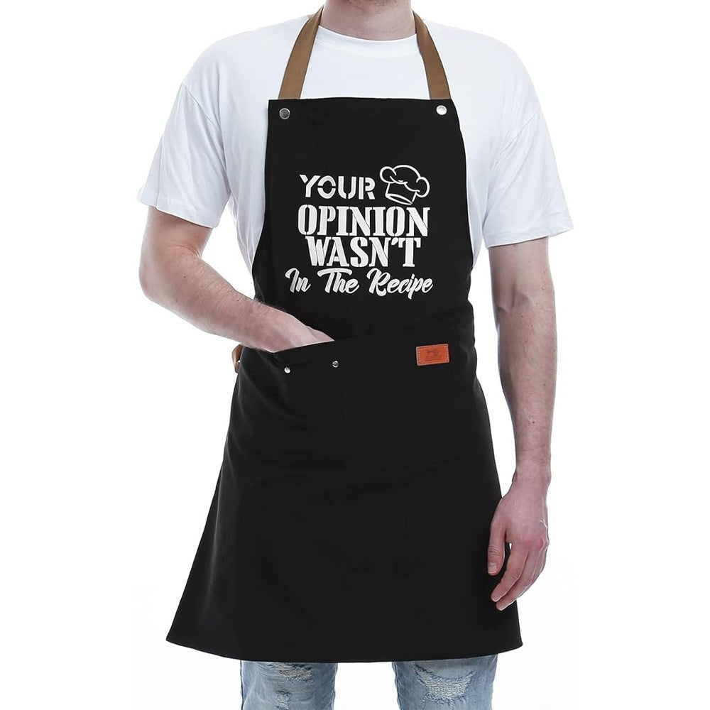 Letters Printed Kitchen Cooking Aprons Gardening Aprons with 2 Pockets - Style 5