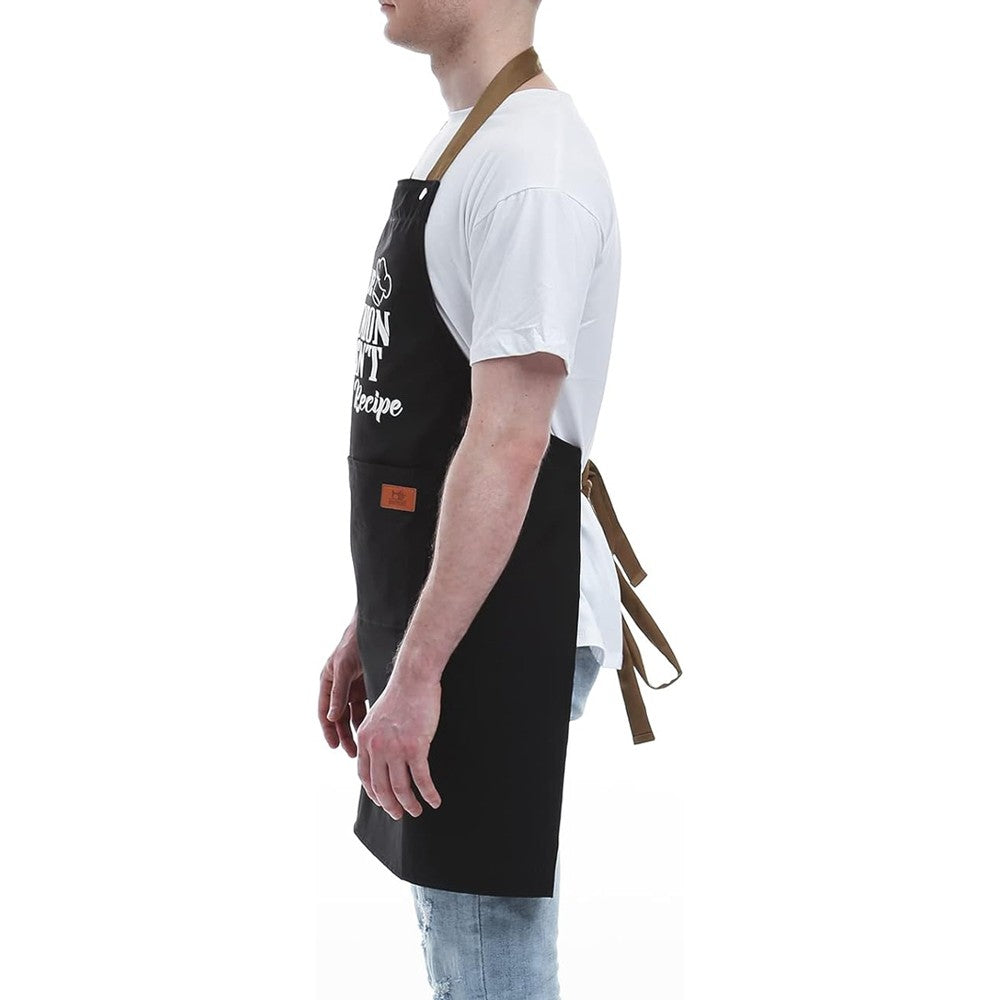Letters Printed Kitchen Cooking Aprons Gardening Aprons with 2 Pockets - Style 5