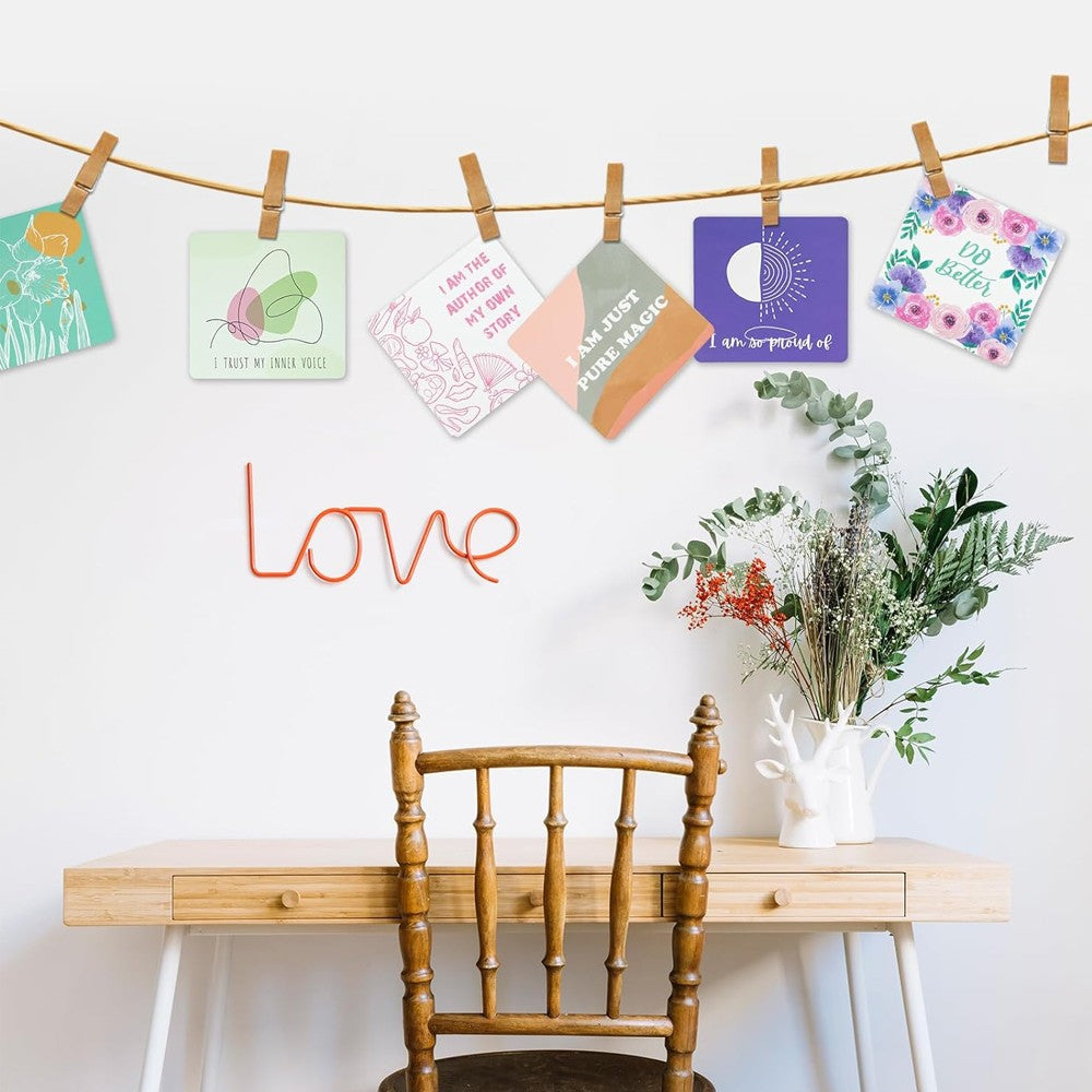 2 Sets of 50 Positive Affirmations Cards for Women Motivational Quotes Cards Inspirational Cards Meditation Cards