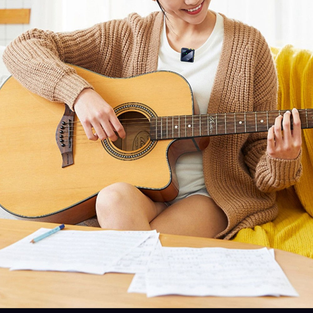 Wireless Lavalier Lapel Microphone for Interview Vlog Live Stream for Type-C Interface