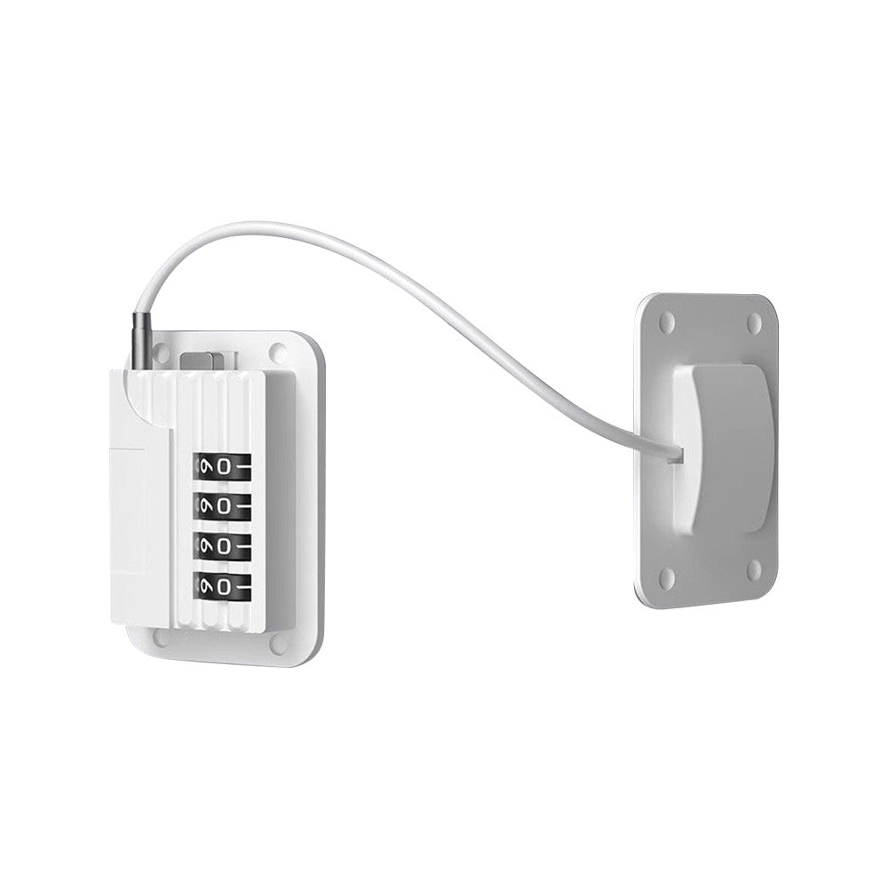 Child Proof Refrigerator Door Lock Child Safety Fridge Locks with Password - White