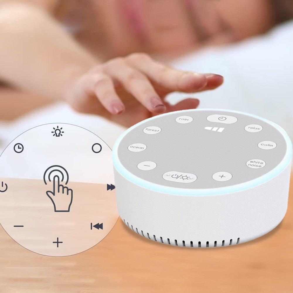 2Pcs White Noise Sound Machine Sleeping Aid Machine