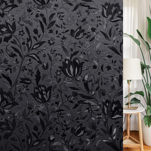200x60cm Full Blackout Window Film Static Cling Window Privacy Film - Style 1