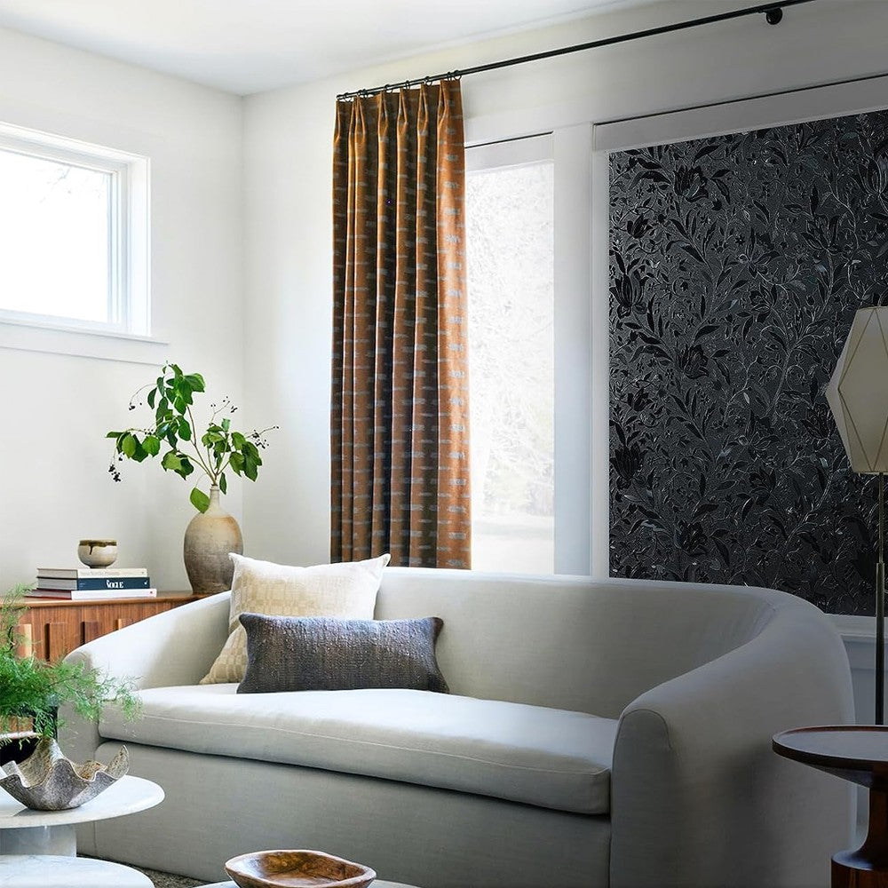 200x45cm Full Blackout Window Film Static Cling Window Privacy Film - Style 1