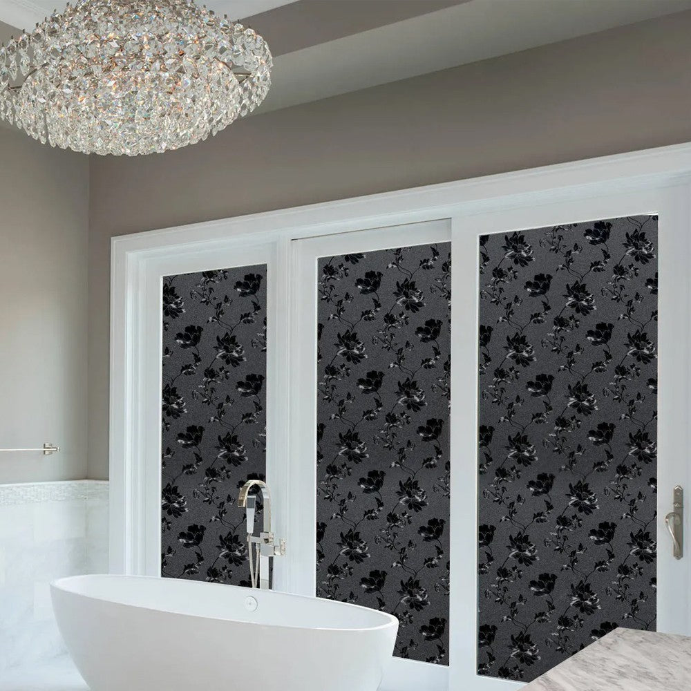 200x45cm Full Blackout Window Film Static Cling Window Privacy Film - Style 2