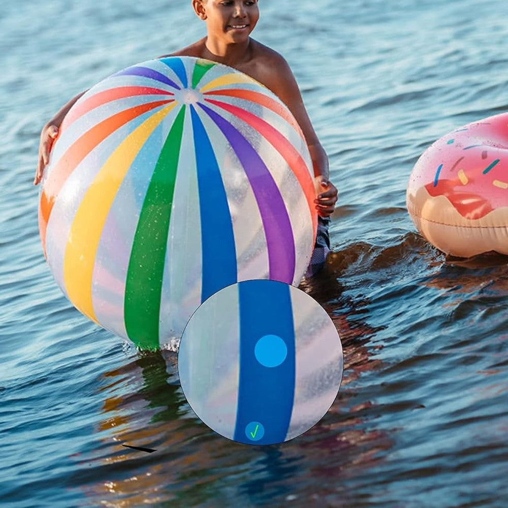 10Pcs Round Repair Patch Waterproof Self-Adhesive PVC Pool Liner Repair Patch