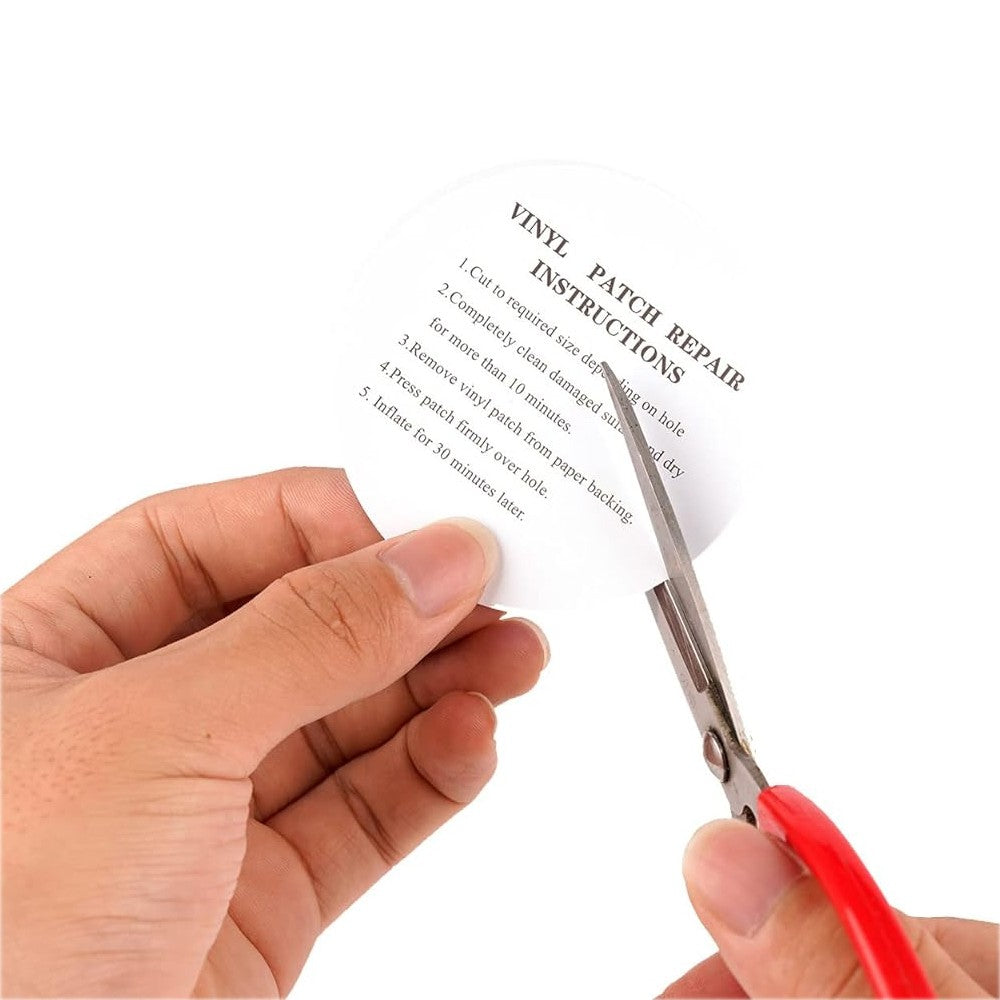 10Pcs Round Repair Patch Waterproof Self-Adhesive PVC Pool Liner Repair Patch