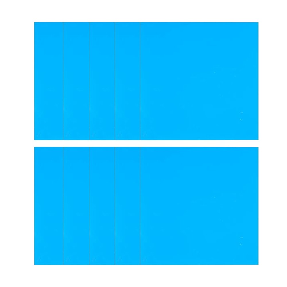 10Pcs Square Repair Patch Waterproof Self-Adhesive PVC Pool Liner Repair Patch