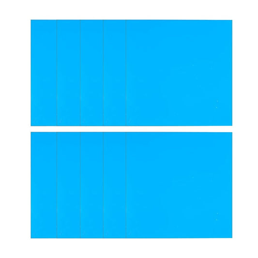 10Pcs Square Repair Patch Waterproof Self-Adhesive PVC Pool Liner Repair Patch