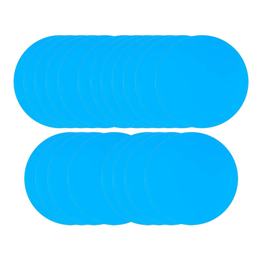 20Pcs Round Repair Patch Waterproof Self-Adhesive PVC Pool Liner Repair Patch