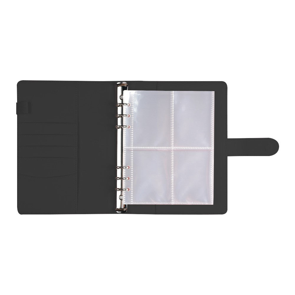 100 Envelope Challenge Binder Budget Planner Savings Book with 200 Slot - Black