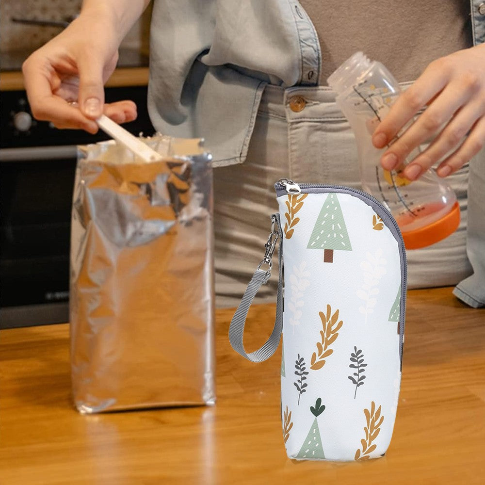 Portable Baby Feeding Milk Bottle Warmer Bag Baby Bottle Holder - Style 1