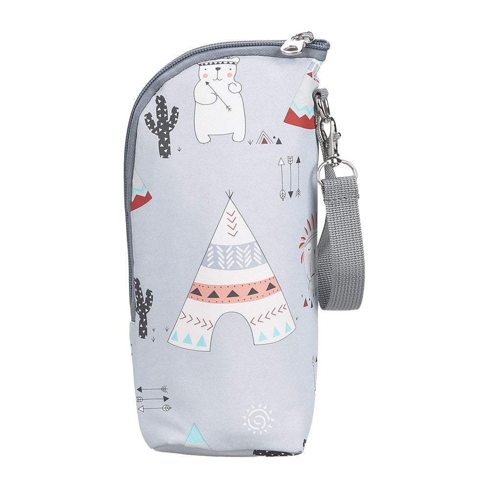 Portable Baby Feeding Milk Bottle Warmer Bag Baby Bottle Holder - Style 2