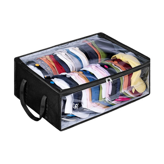 Oxford Cloth Hat Storage Bag Baseball Caps Organizer - Black