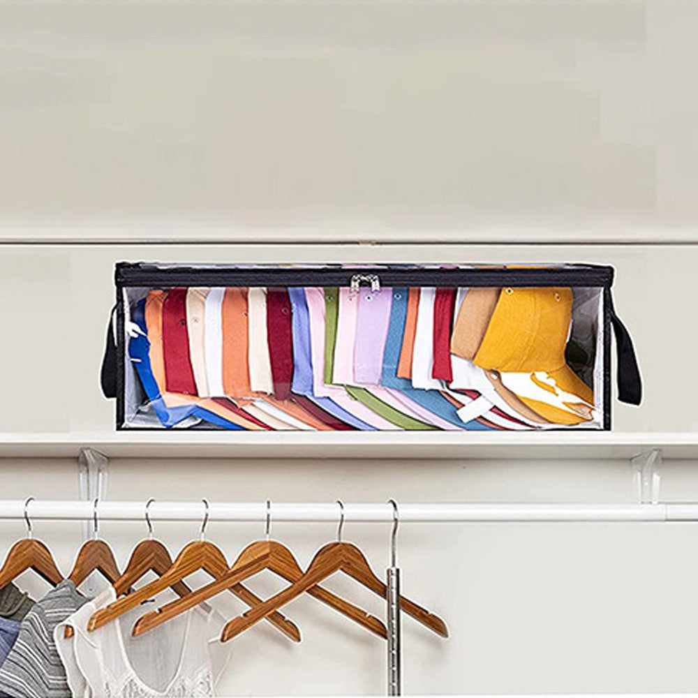 Oxford Cloth Hat Storage Bag Baseball Caps Organizer - Grey