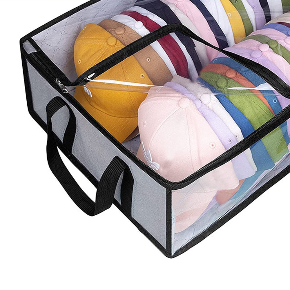 Oxford Cloth Hat Storage Bag Baseball Caps Organizer - Grey