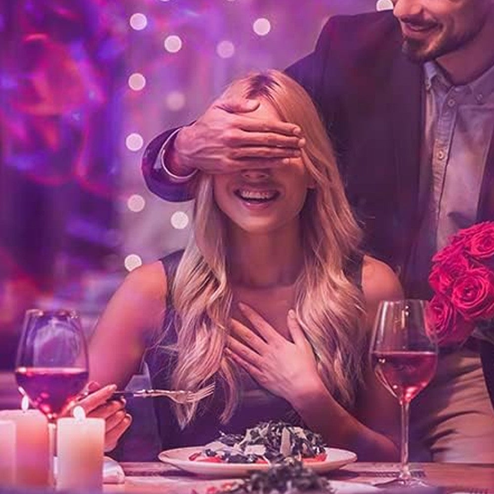 Ocean Projector Light Night Light White Noise Projection Lamp with 8 Modes