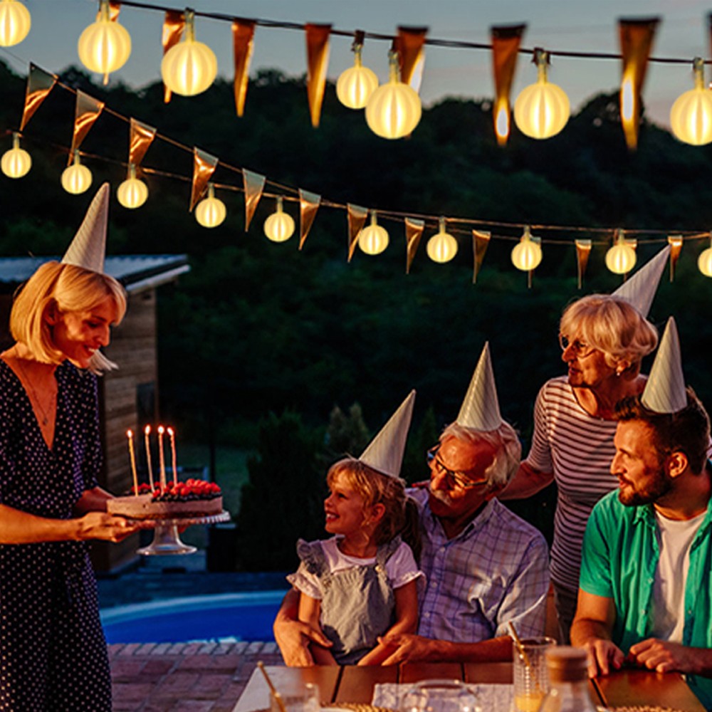 10M String Lights Water-resistant Camping Tent String Light Christmas Lights