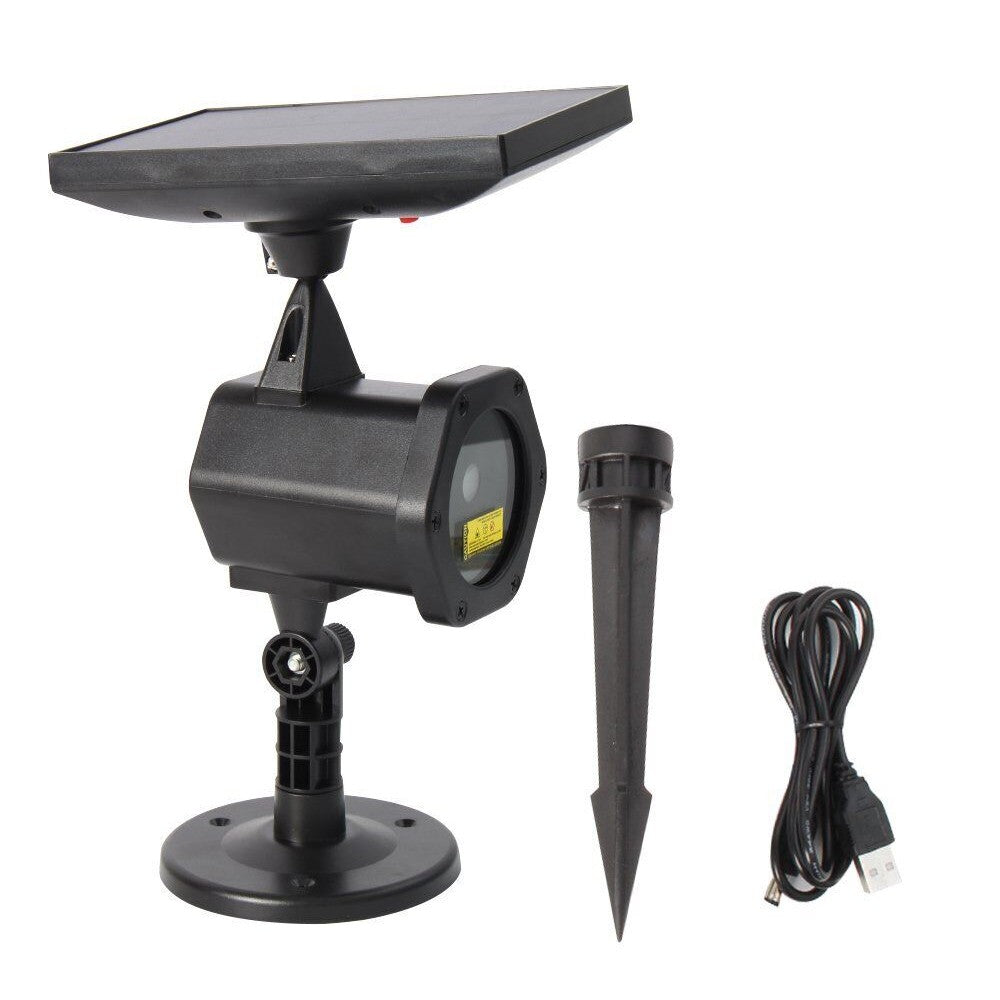Solar Projector Christmas Outdoor Landscape Light Garden Lawn Lamp