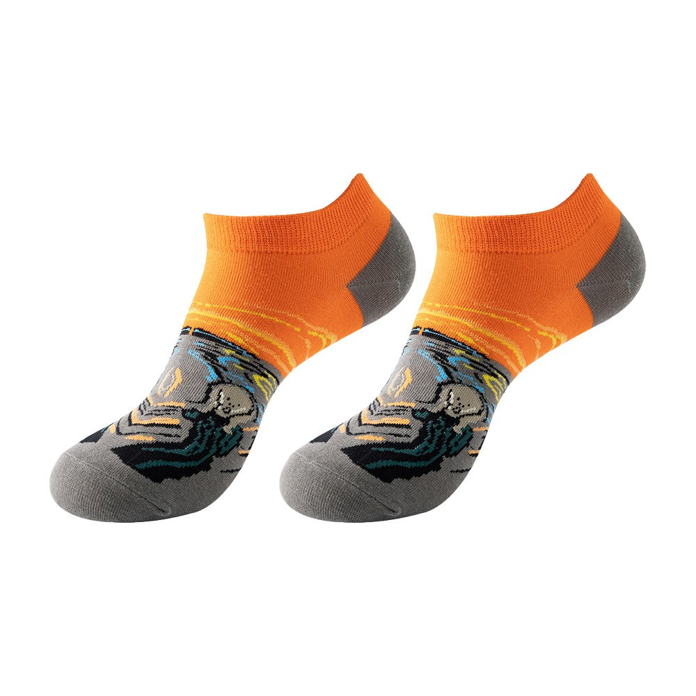 10 Pairs Low Cut Socks Funny No Show Socks