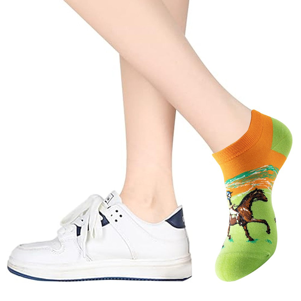 10 Pairs Low Cut Socks Funny No Show Socks