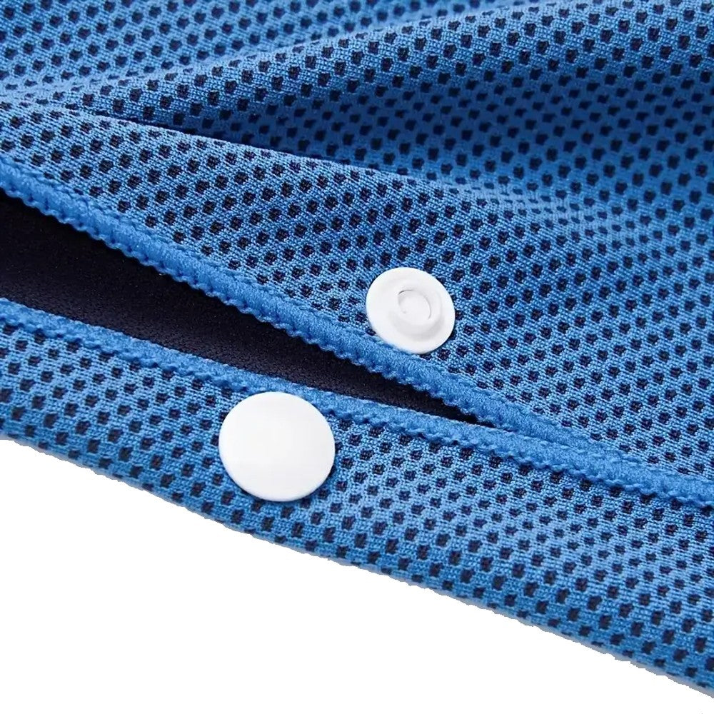 U-Shape Cooling Hoodie Towel for Sport Workout Camping Cycling - Blue