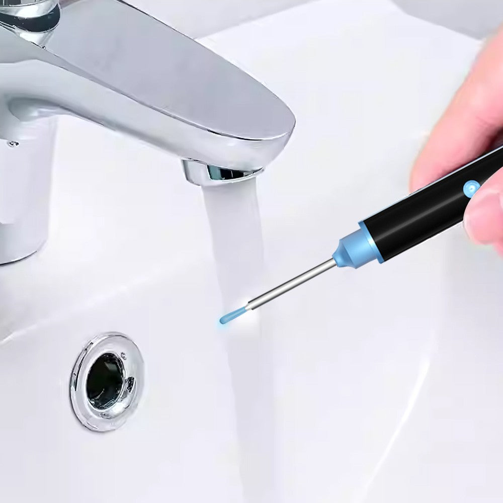 Ear Wax Removal Tool Ear Cleaner with Camera Wireless WiFi Visual Ear Otoscope Earwax Removal Kit Black