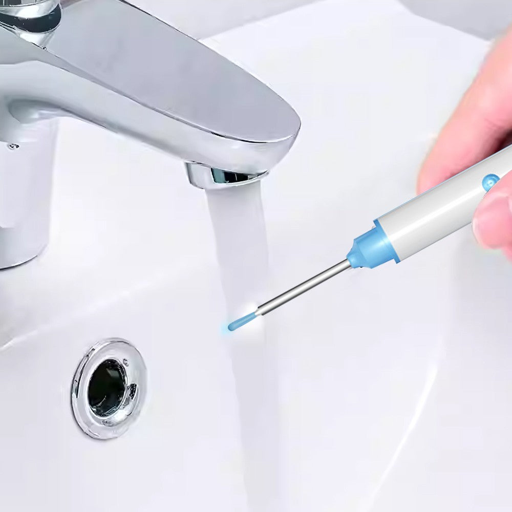 Ear Wax Removal Tool Ear Cleaner with Camera Wireless WiFi Visual Ear Otoscope Earwax Removal Kit White