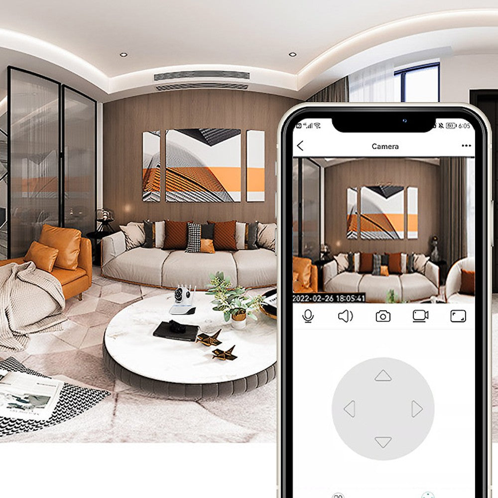 WiFi Indoor Security Camera Monitor Remote Surveillance Camera with Night Vision